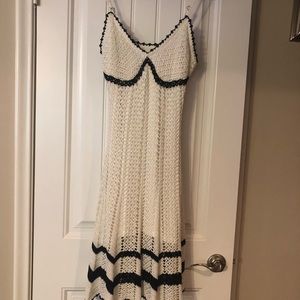 Crochet figure flattering dress